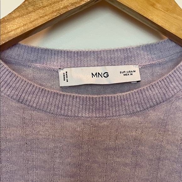 Mango Lilac Ribbed Sweater - Picture 3 of 4